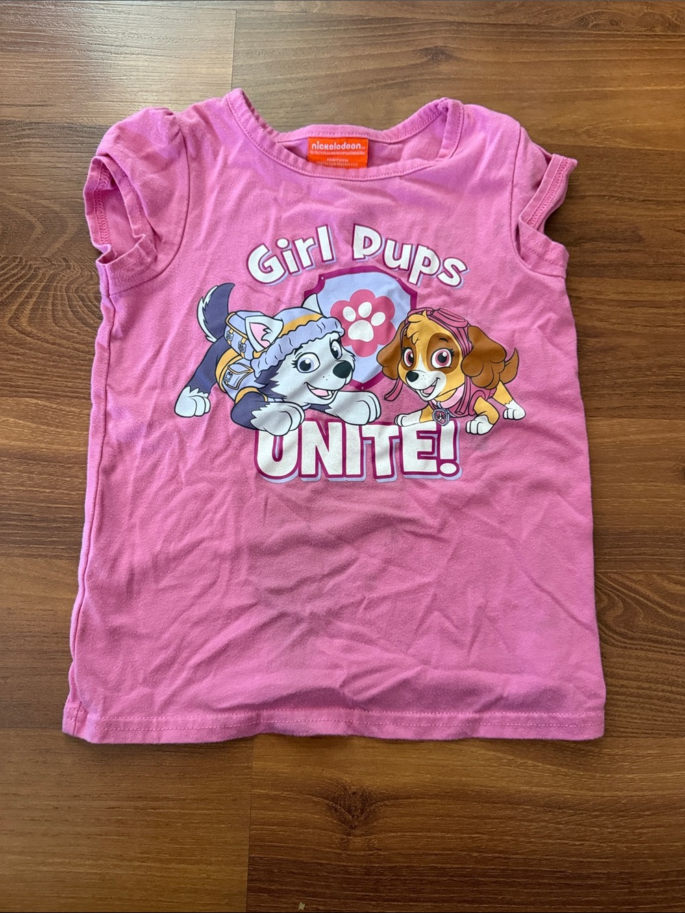 Nickelodeon Pink PAW Patrol "Girl Pups Unite" Tee